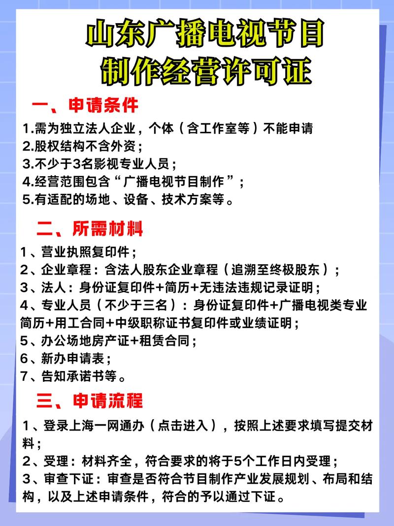 山东广播电视节目制作经营许可证怎么办理.山东地区的icp许可